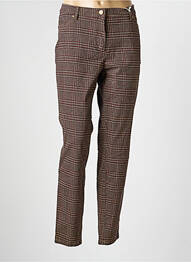 Pantalon slim buzunare maro TONI femeie