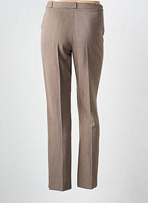 Pantalon slim talie înaltă talie înaltă maro QUATTRO femeie