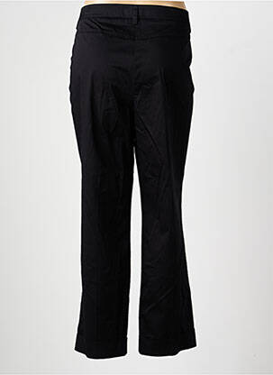 Pantalon drept țesătură poplin mărime normală negru OLSEN femeie