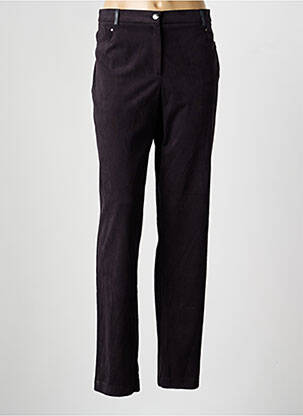Pantalon slim elasticitate mărime normală negru CHRISTINE LAURE femeie