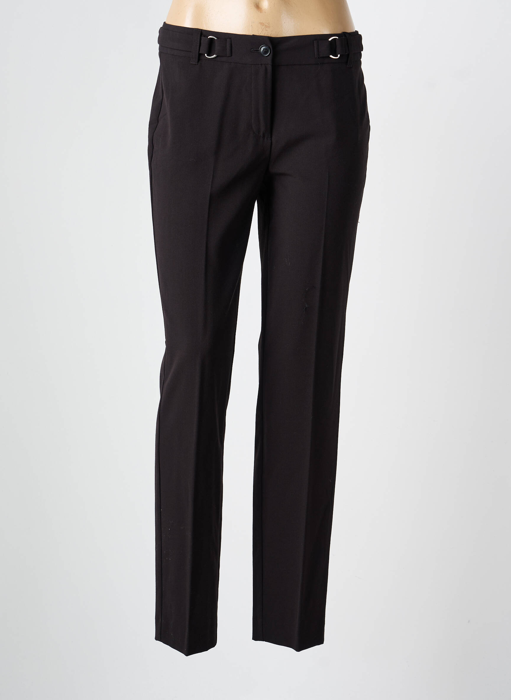 Pantalon slim mărime normală mărime normală negru OLSEN femeie