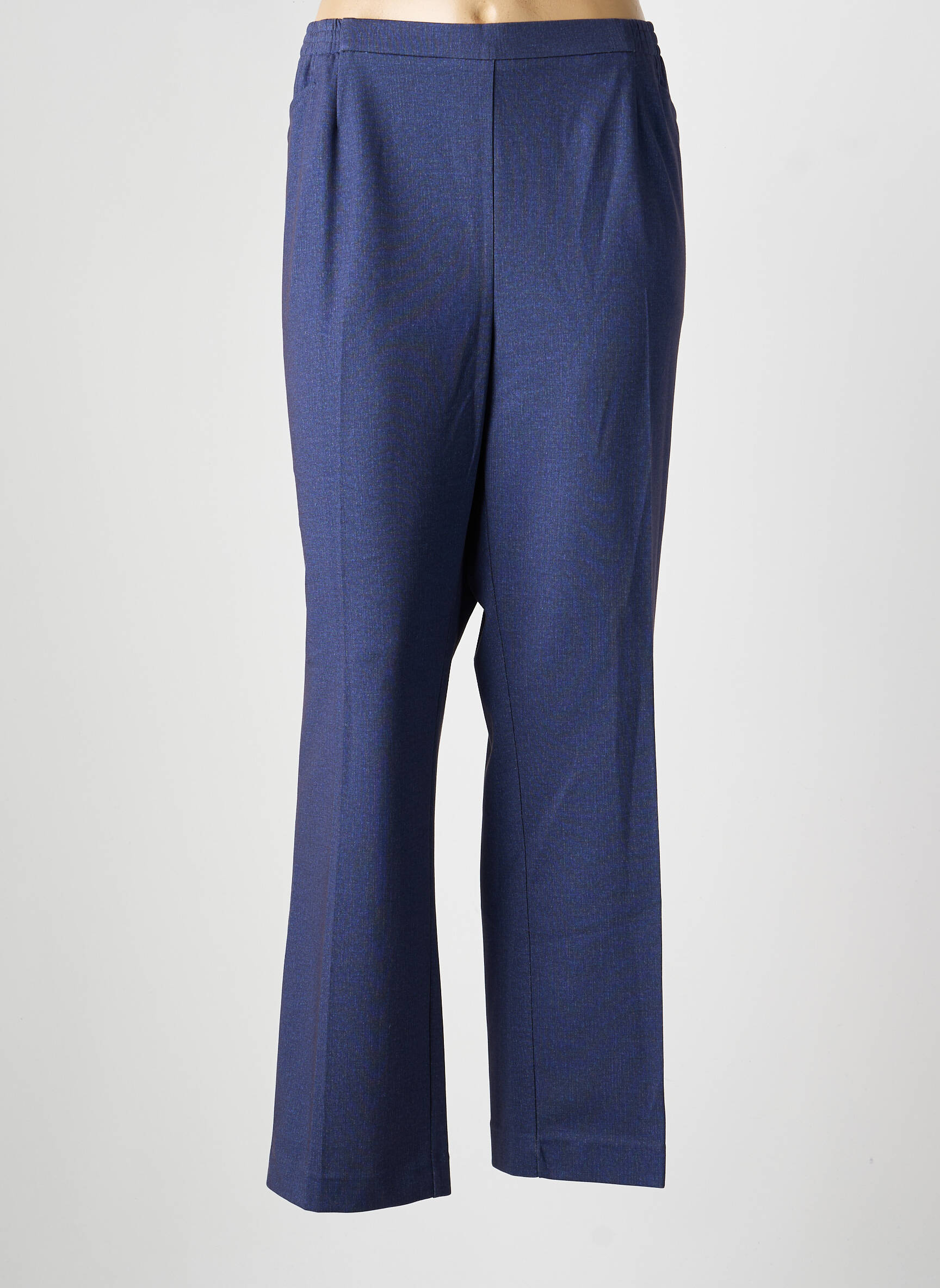 Pantalon drept talie elastică mărime normală albastru FINNKARELIA femeie
