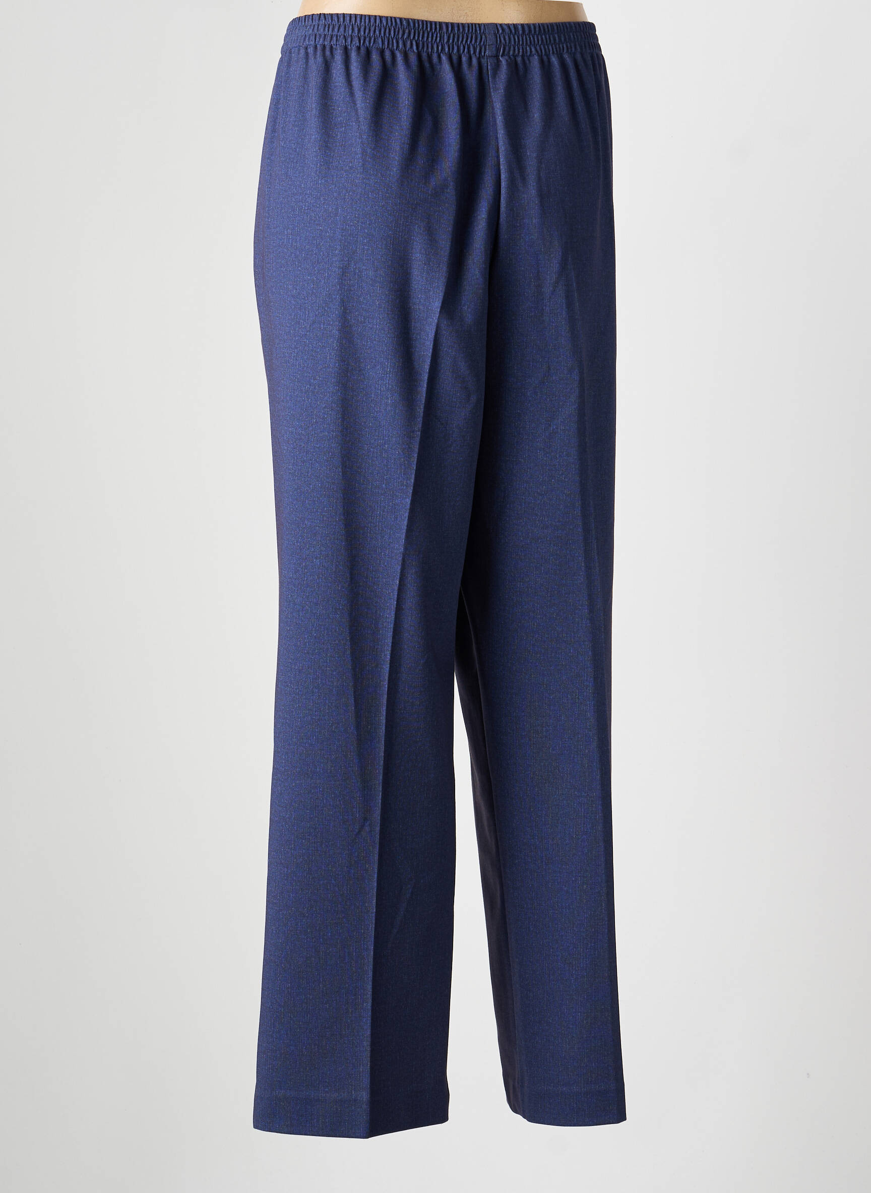 Pantalon drept talie elastică mărime normală albastru FINNKARELIA femeie