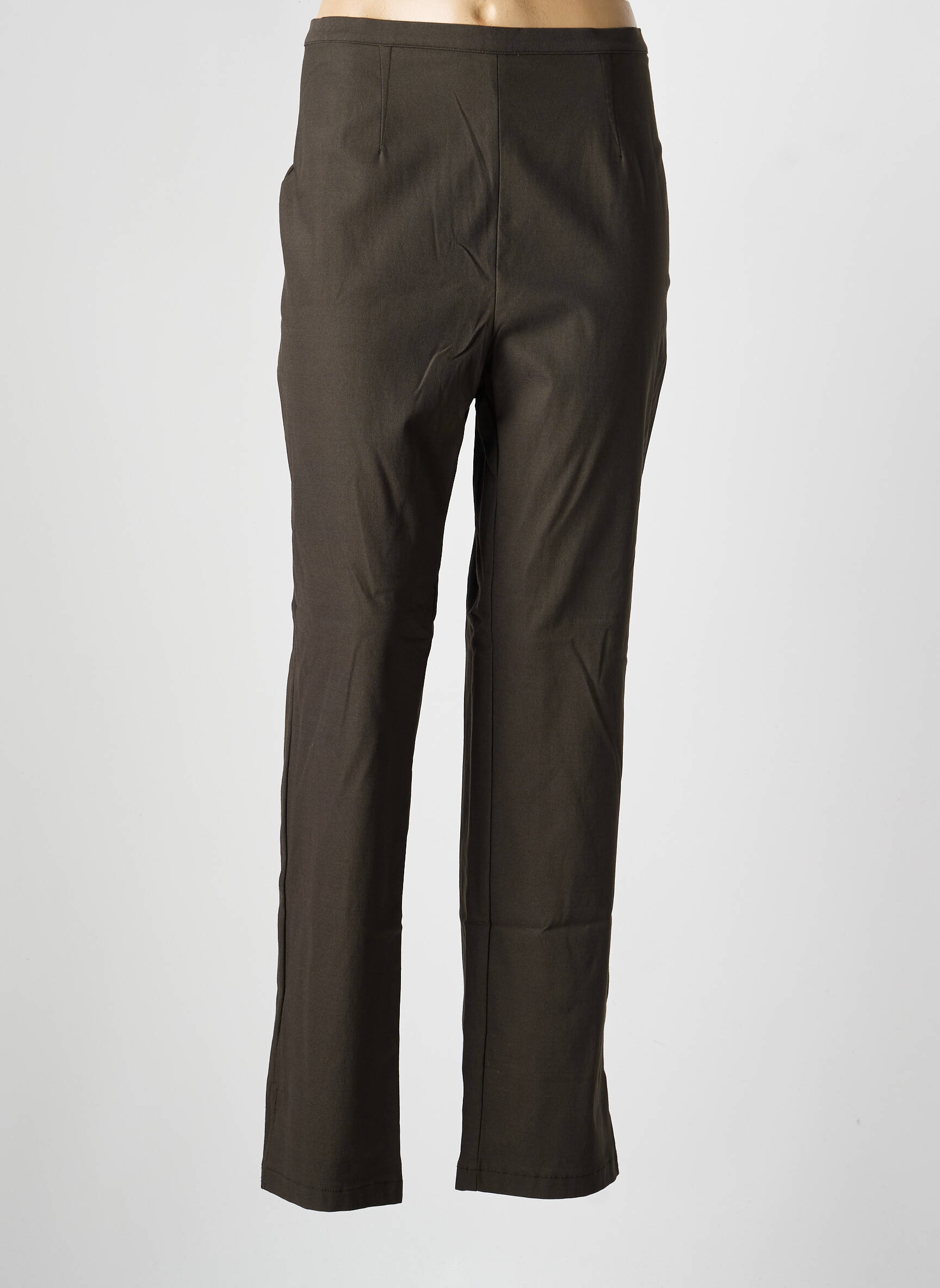 Pantalon slim elasticitate mărime normală verde BS (BEST SELECTION) femeie