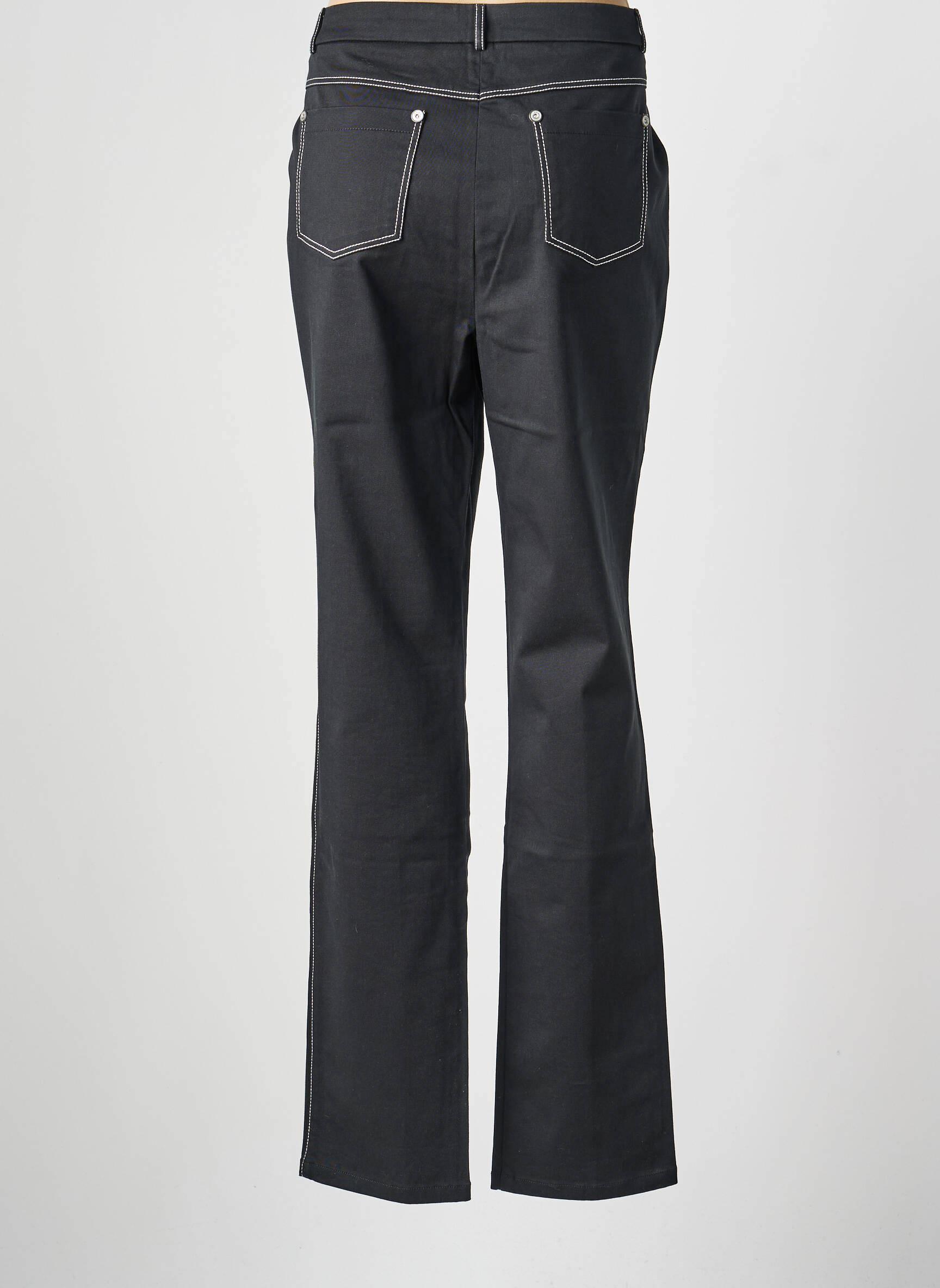 Pantalon slim elasticitate mărime normală negru PAUPORTÉ femeie