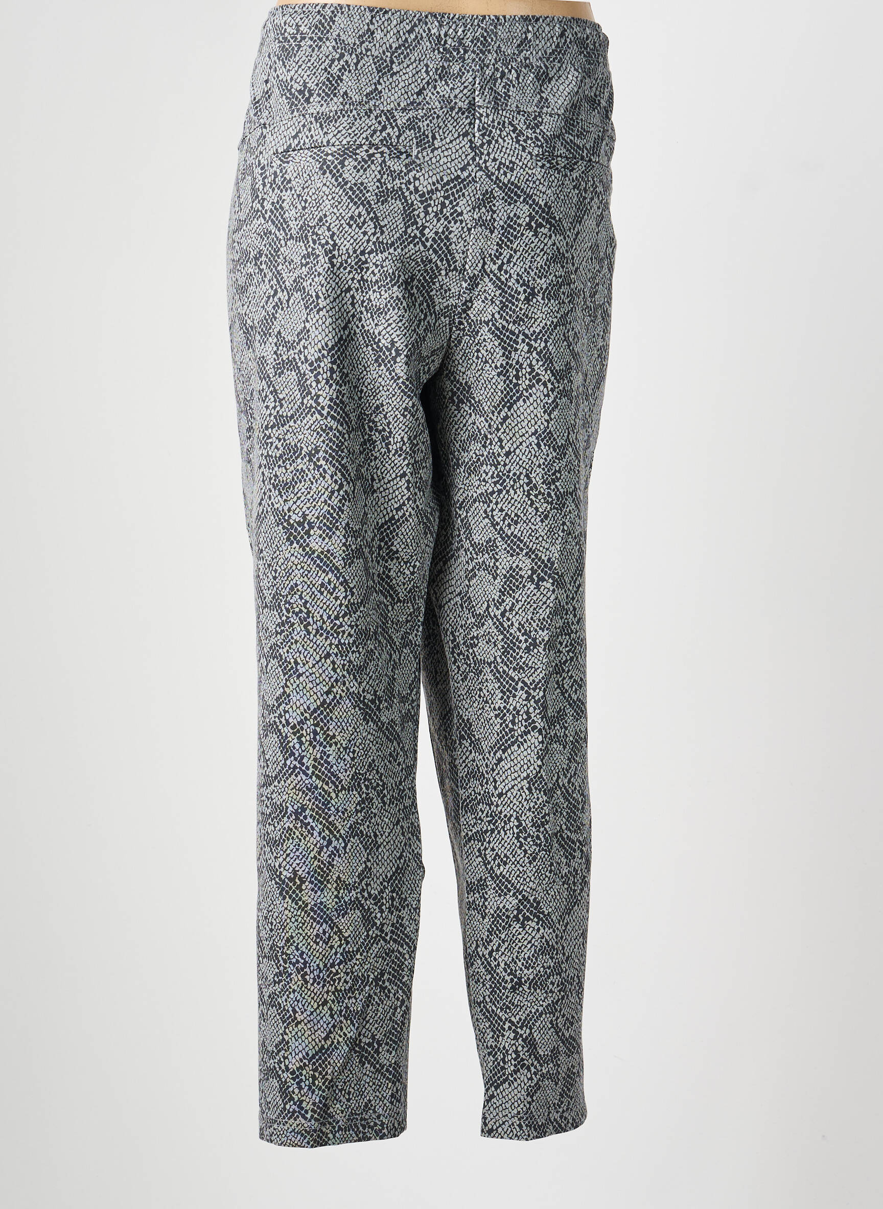 Pantalon drept elasticitate mărime normală gri OLSEN femeie