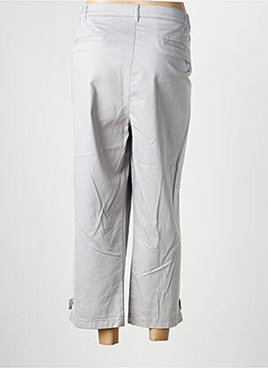 Pantalon 7/8 talie cu cleme mărime normală gri LEWINGER femeie
