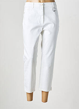 Pantalon 7/8 elasticitate mărime normală alb OLSEN femeie