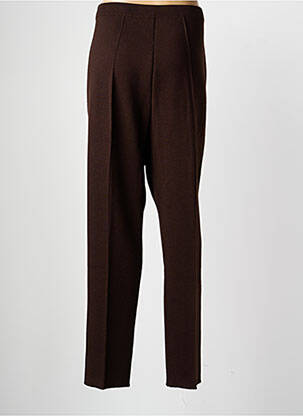 Pantalon slim talie elastică mărime normală maro PAUPORTÉ femeie