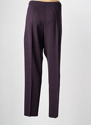Pantalon slim talie elastică mărime normală violet PAUPORTÉ femeie
