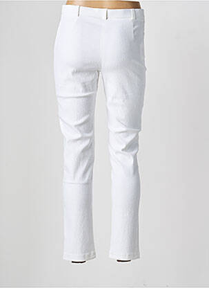 Pantalon slim elasticitate mărime normală alb CHRISTINE LAURE femeie