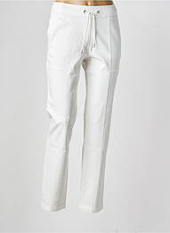 Pantalon slim talie elastică mărime normală alb OLSEN femeie