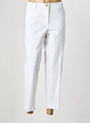Pantalon 7/8 elasticitate mărime normală alb TONI femeie