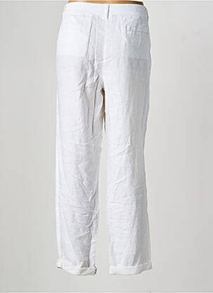 Pantalon drept țesătură crep mărime normală alb OLSEN femeie