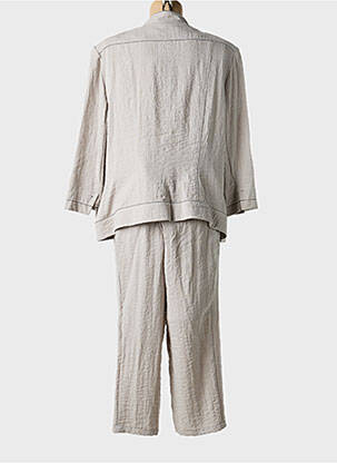 Set pantaloni croială dreaptă gri CHRISTINE LAURE femeie