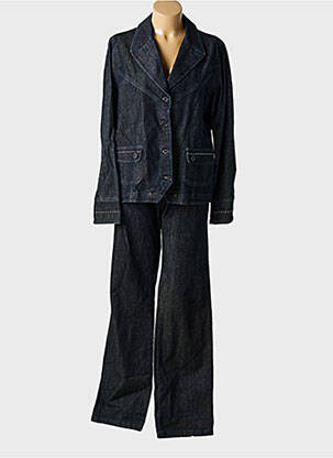 Set pantaloni croială dreaptă albastru LEWINGER femeie