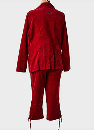 Set pantaloni croială dreaptă roșu QUATTRO femeie