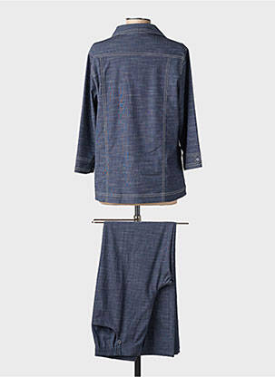 Set pantaloni guler de bluză albastru FINNKARELIA femeie