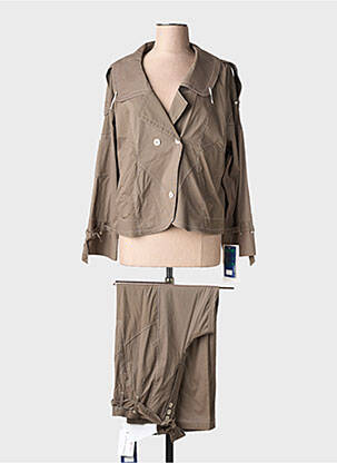 Set pantaloni buzunare maro QUATTRO femeie
