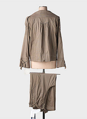 Set pantaloni buzunare maro QUATTRO femeie