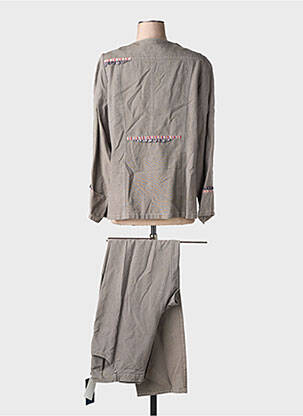 Set pantaloni buzunare maro QUATTRO femeie