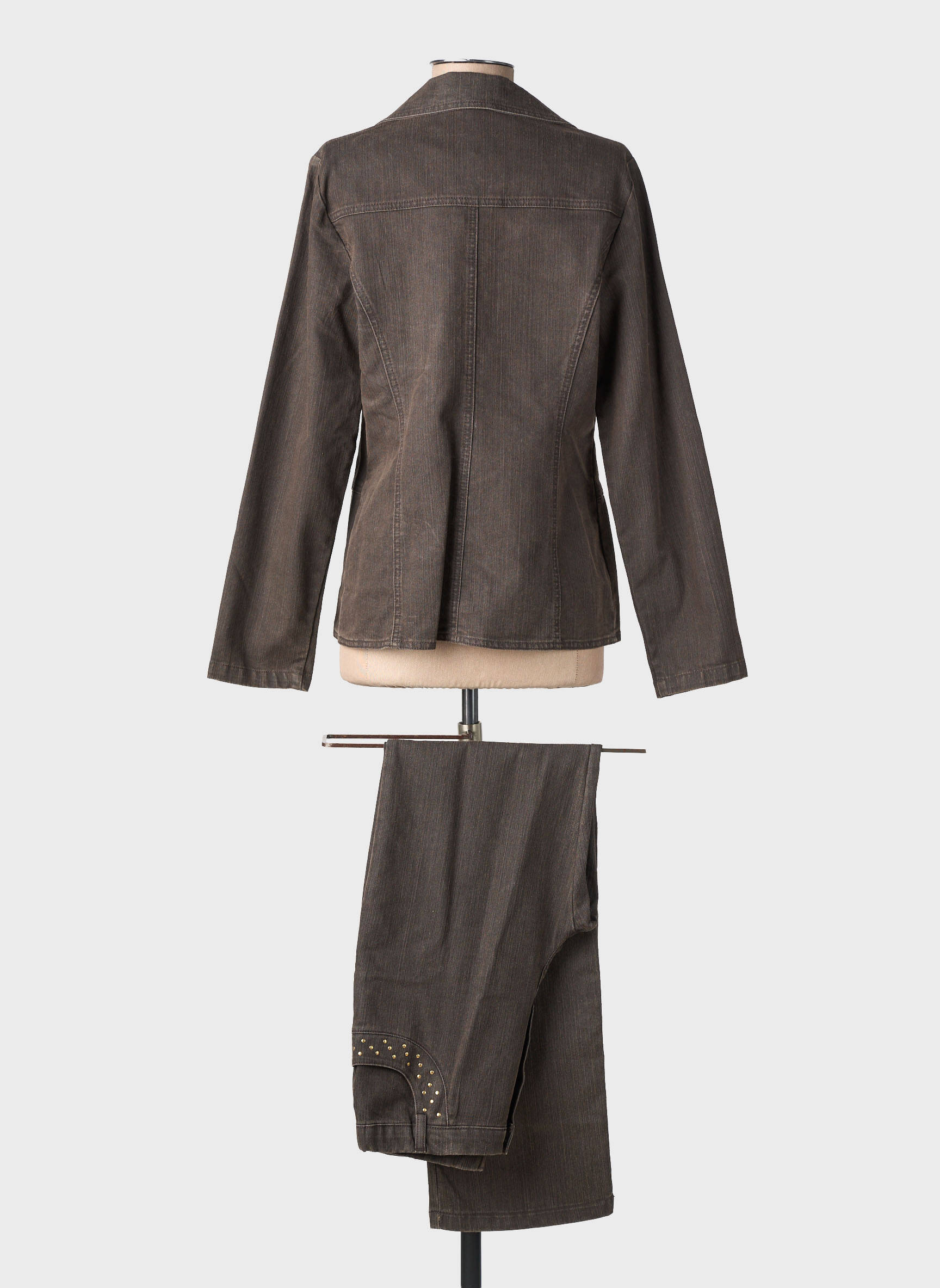 Set pantaloni buzunare maro LEWINGER femeie