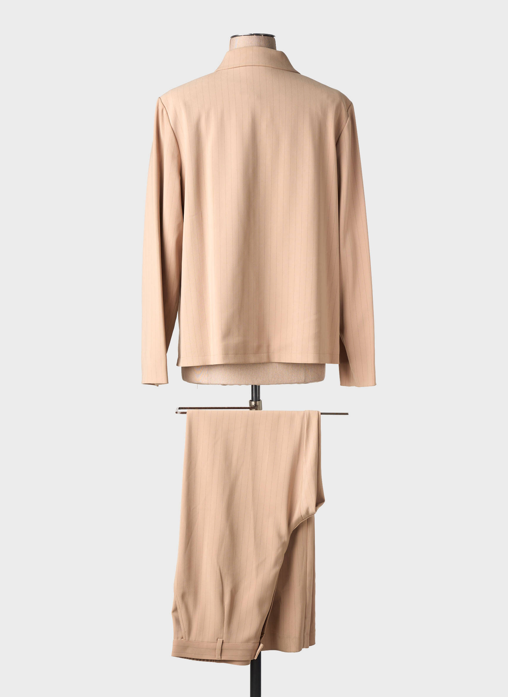 Set pantaloni guler de bluză bej PRUNELLE femeie