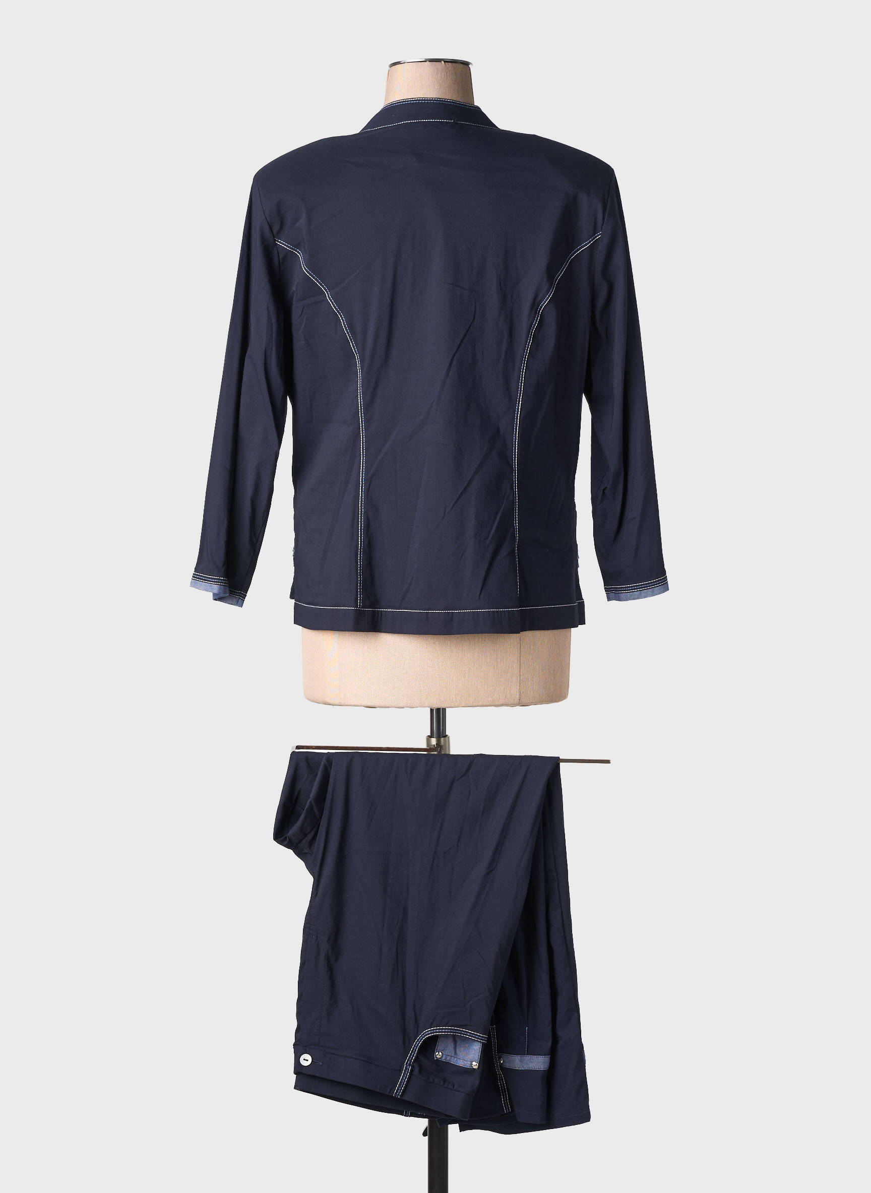 Set pantaloni buzunare albastru CHRISTINE LAURE femeie