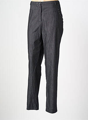 Pantalon drept elasticitate mărime normală negru PAUPORTÉ femeie