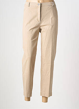 Pantalon 7/8 elasticitate mărime normală bej TONI femeie