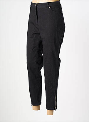 Pantalon 7/8 elasticitate mărime normală negru TONI femeie