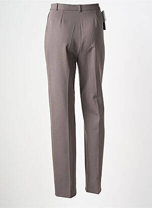 Pantalon slim talie înaltă talie înaltă gri QUATTRO femeie