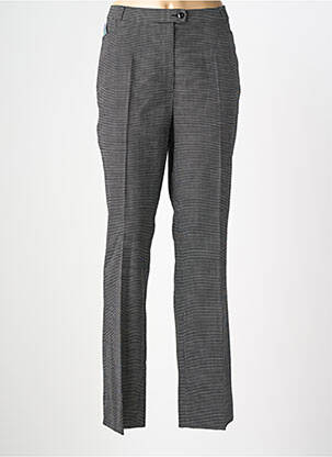 Pantalon drept închidere cu fermoar sub clapetă cu nasturi mărime normală negru QUATTRO femeie