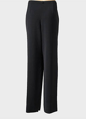 Pantalon drept închidere cu fermoar sub clapetă cu nasturi mărime normală negru PAUPORTÉ femeie