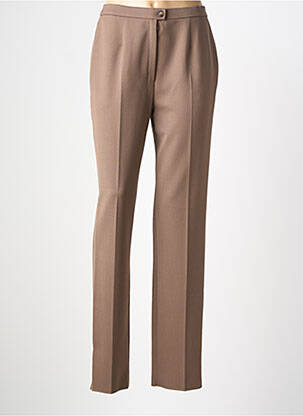 Pantalon slim talie joasă talie joasă maro ARMOR LUX femeie