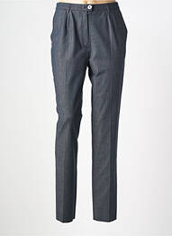 Pantalon slim buzunare talie înaltă albastru KARTING femeie