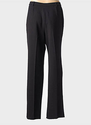 Pantalon drept țesătură crep mărime normală negru KARTING femeie