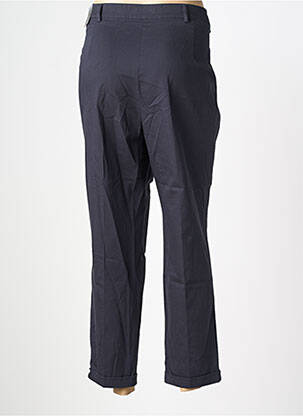 Pantalon 7/8 talie cu cleme mărime normală albastru TONI femeie