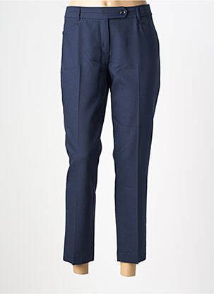 Pantalon 7/8 talie cu cleme mărime normală albastru OLSEN femeie