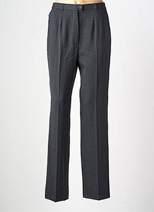 Pantalon drept talie cu cleme talie înaltă gri QUATTRO femeie