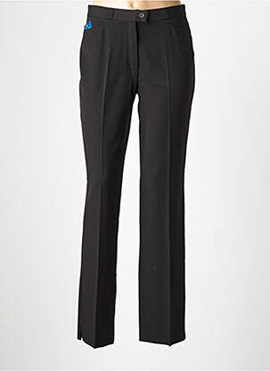 Pantalon drept țesătură crep talie înaltă maro QUATTRO femeie