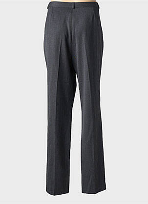 Pantalon drept talie cu cleme talie înaltă gri QUATTRO femeie