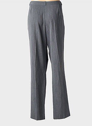 Pantalon drept talie cu cleme mărime normală gri QUATTRO femeie
