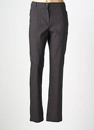 Pantalon slim elasticitate mărime normală negru CHRISTINE LAURE femeie
