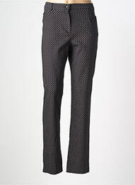 Pantalon slim elasticitate mărime normală negru CHRISTINE LAURE femeie