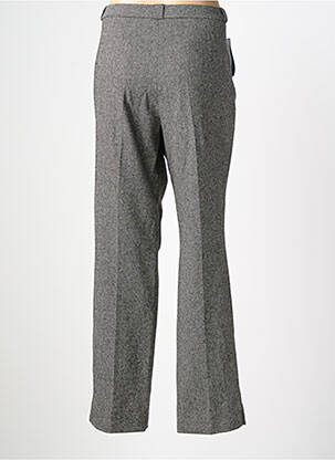 Pantalon drept talie cu cleme gri QUATTRO femeie