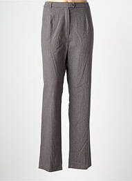 Pantalon drept închidere cu fermoar sub clapetă cu nasturi gri QUATTRO femeie