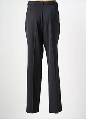 Pantalon drept talie cu cleme mărime normală negru QUATTRO femeie