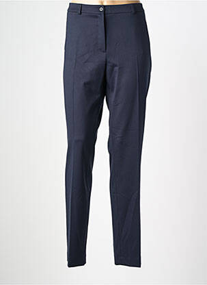 Pantalon slim țesătură poplin mărime normală albastru TERRE DE FÉES femeie