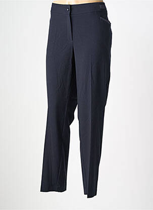 Pantalon drept țesătură crep mărime normală albastru OLSEN femeie